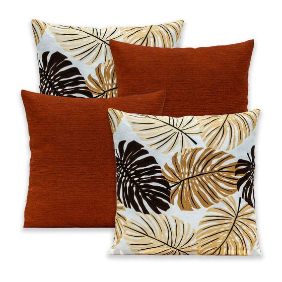 Imagem de Kit 4 Capas de Almofada Gorgurinho com Zíper 40cm x 40cm