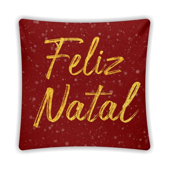 Imagem de Kit 4 Capas De Almofadas 45x45 Decorativas Natal Papai Noel e Rena