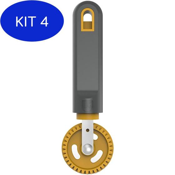 Imagem de Kit 4 Carretilha Fecha e Corta Anodilar para Pastel e Massas