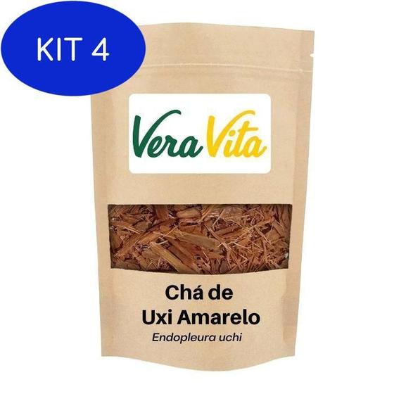 Imagem de Kit 4 Chá De Uxi Amarelo - Endopleura Uchi 100G