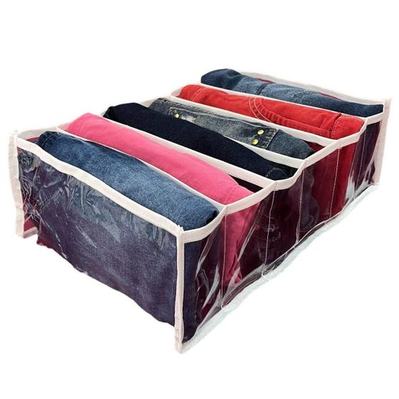 Imagem de Kit 4 Colmeias Organizadoras de Gavetas Transp 6 Nichos GG
