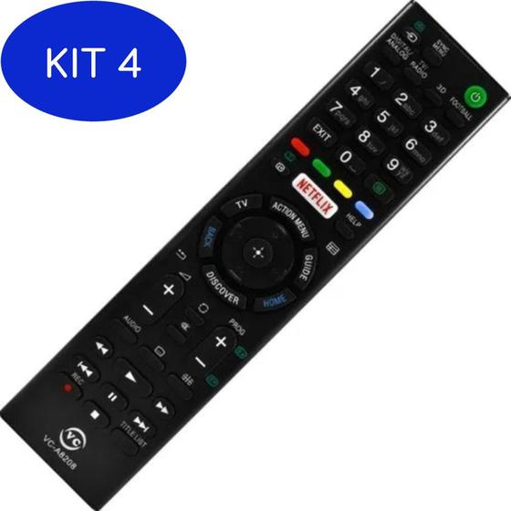 Imagem de Kit 4 Controle Remoto Tv Kd-55X850Xc Fw-65X8570C Kd-65X8501C