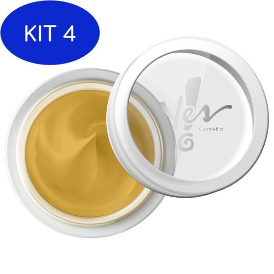 Kit 4 Corretivo Mousse Yellow Para Manchas E Linhas De Expressão - Yes ...