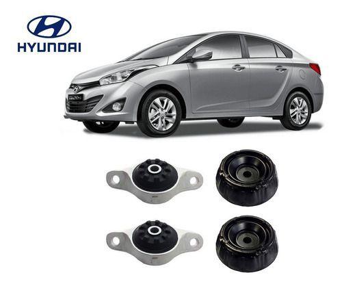 Imagem de Kit 4 Coxim Amortecedor Dianteiro Traseiro Hyundai Hb20 2012 2013 2014