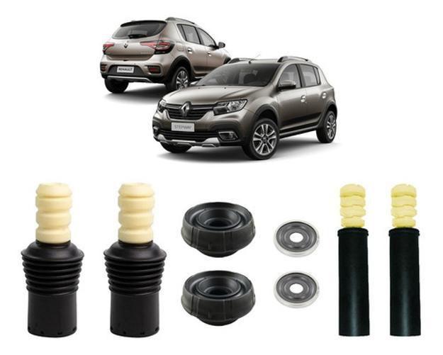 Kit 4 Coxim Dianteiro Batente Traseiro Sandero Stepway Todos Menor preço em Kit 4 Coxim Dianteiro Batente Traseiro Sandero Stepway Todos