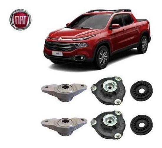 Imagem de Kit 4 Coxim Rolamento Dianteiro Traseiro Fiat Toro 2016 2017 2018 2019