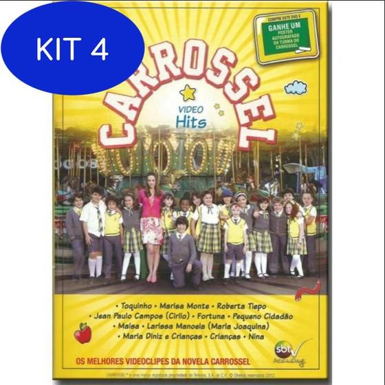 Imagem de Kit 4 Dvd Carrossel Video Hits