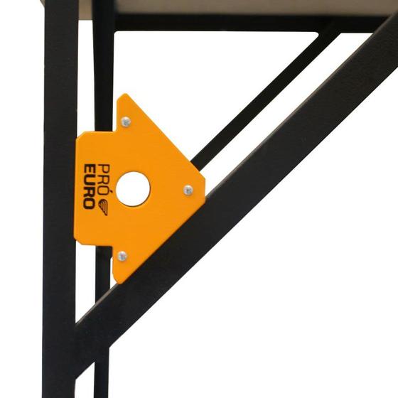 Kit 4 Esquadros Magnéticos 12kg - Pró-Euro Menor preço em Kit 4 Esquadros Magnéticos 12kg - Pró-Euro