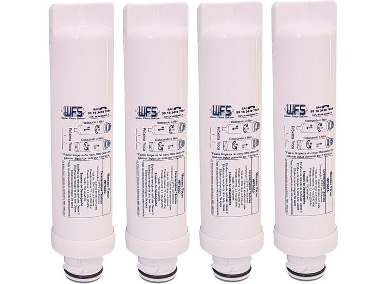 Imagem de Kit 4 Filtro Refil Electrolux Pe10B Pe10X Pappca20 Eletrolux