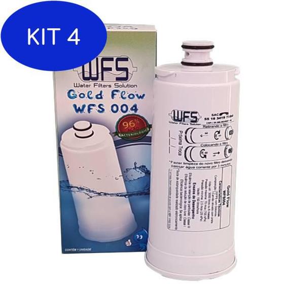 Imagem de Kit 4 Filtro wfs 004 compativel purificador Masterfrio