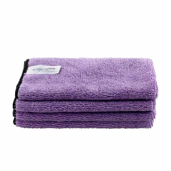 Imagem de Kit 4 Flanelas de Microfibra 40X60 Low  costura Purple Autoamerica