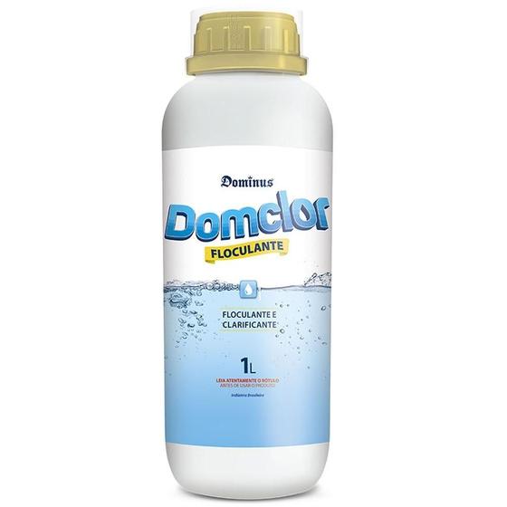 Imagem de Kit 4 Floculantes E Clarificante Para Piscina 1L - Domclor