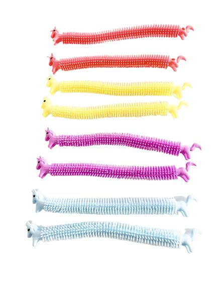 Imagem de Kit 4 Flofy Squish Fidget Toy Unicórnio Colorido Anti-Stress