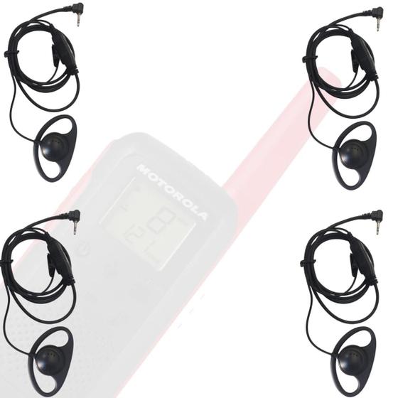Imagem de Kit 4 Fones Concha P1 Para Rádio T400 T210BR T600