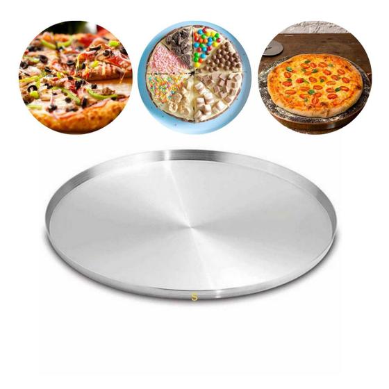 Kit 4 Formas Assadeira De Pizza Alumínio 20 Cm Brotinho STASZAK