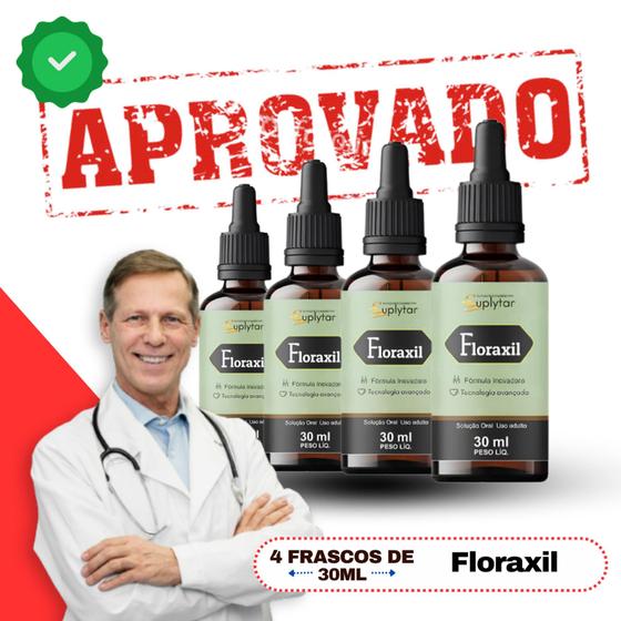 Kit 4 Frascos Floraxil Super Potente Oficial Menor preço em Kit 4 Frascos Floraxil Super Potente Oficial