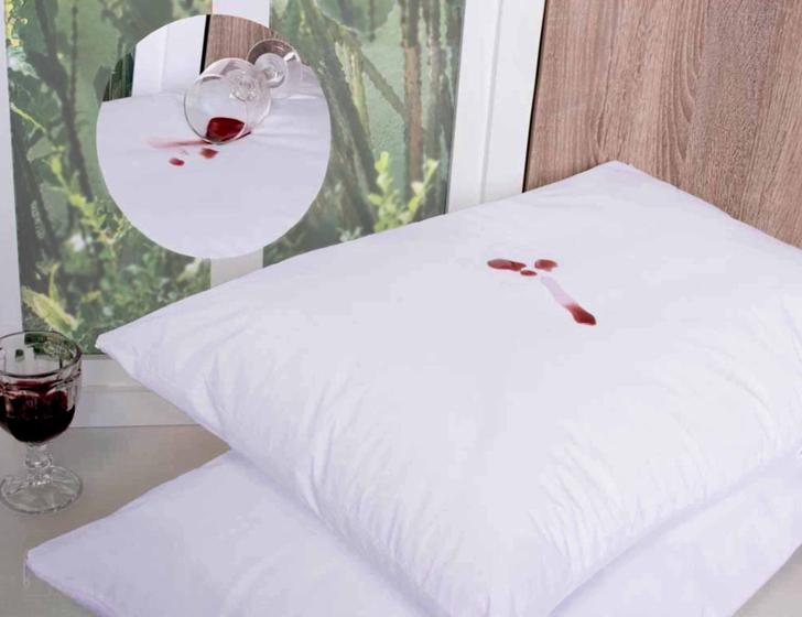 Imagem de Kit 4 Fronha Travesseiro Impermeavel 70x50cm com Ziper Anti-Alergico
