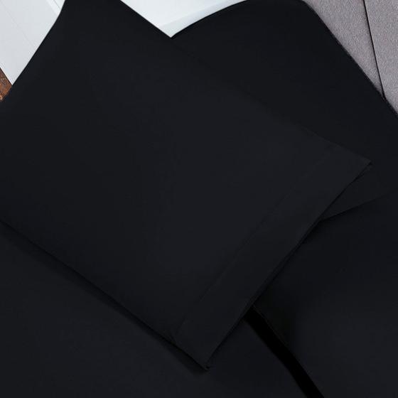 Imagem de Kit 4 Fronhas 70cm x 50cm Soft Capa para Travesseiro Envelope 100% Poliéster 180 Fios Colorida