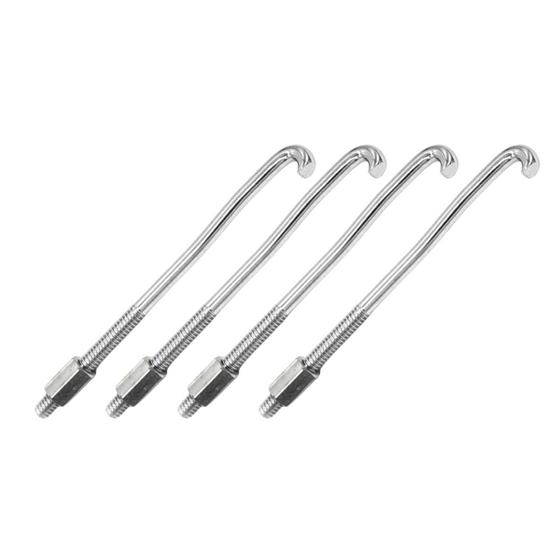 Imagem de Kit 4 Garra Afinação Bongo Timbal Percussão 12cm + Porca
