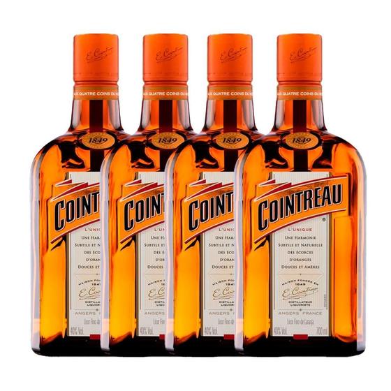 Imagem de Kit 4 Garrafas Licor Cointreau 700Ml