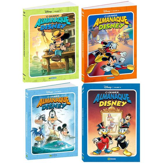 Imagem de Kit 4 Gibi Disney Coleção O Grande Almanaque Disney Vol 14 Vol 15 Vol 16 e Vol 17, 776 Páginas