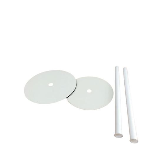 Imagem de KIT 4 GUINDASTE PARA BOLO EM MDF - 2 uni 11cm e 2 uni 13cm