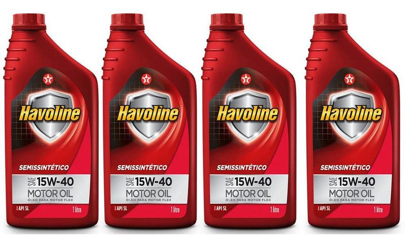 Kit 4 Havoline 15w40 - Texaco - Outros Automotivo - Magazine Luiza