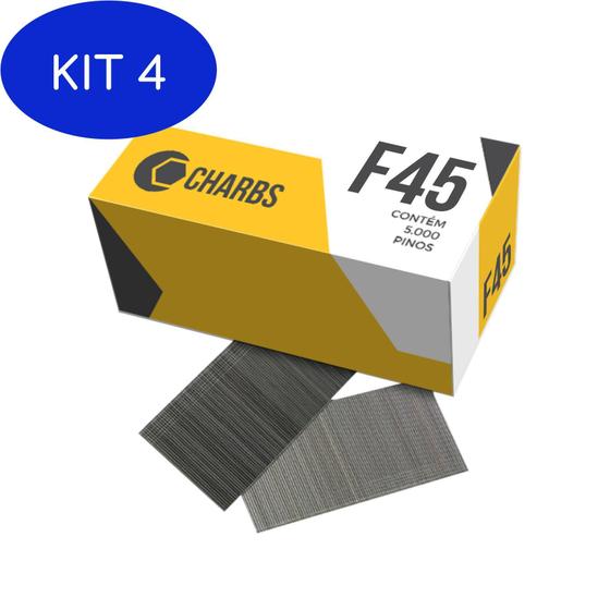 Imagem de Kit 4 Jogo De Pinos F45 Para Pinadores Com 5.000 Unidades