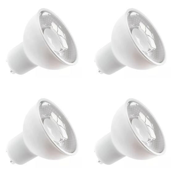 Imagem de Kit 4 Lâmpada DICROICA GU10 LED 4,5W 6000K 127V/220V Luminatti