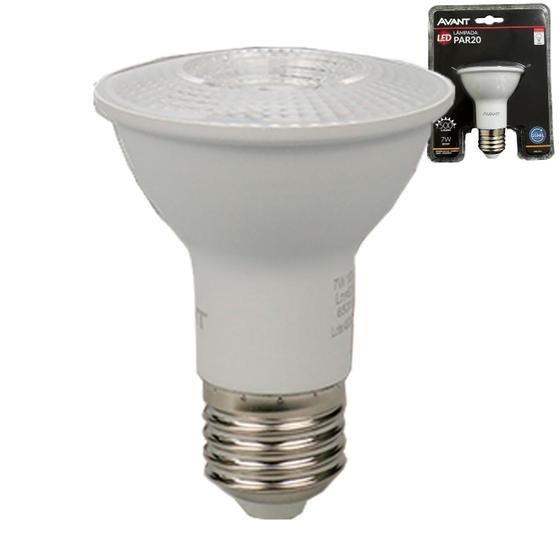 Imagem de Kit 4 Lampada Led Par 20 7w Branco Quente 3000K E27 Bivolt