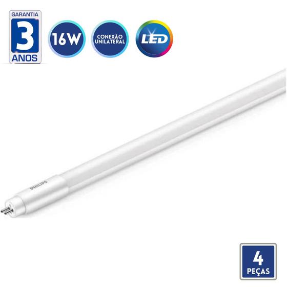 Imagem de KIT 4 Lâmpada Led Tubular 16w T5 1850lm 120cm 4000k Philips