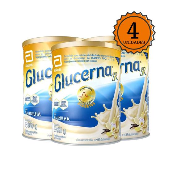 Imagem de Kit 4 latas glucerna sr 850g/abbott