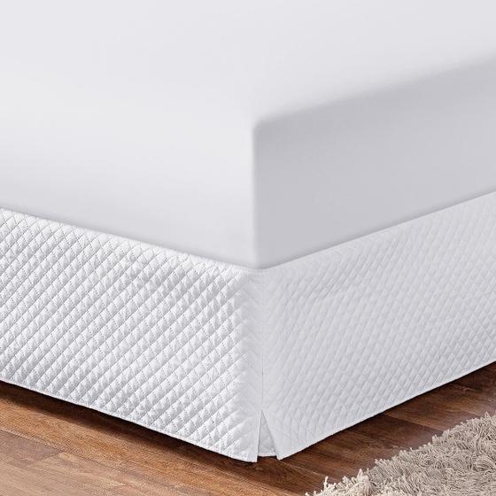 Imagem de Kit 4 Lençol Liso Elástico Soft Queen Macio Poliéster Branco