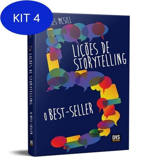 Imagem de Kit 4 Livro 5 Licoes De Storytelling - O Best-Seller - DVS