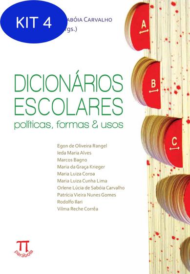 Imagem de Kit 4 Livro Dicionários Escolares