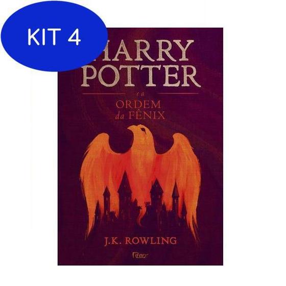 Imagem de Kit 4 Livro Harry Potter E A Ordem Da Fenix - Capa Dura - Rocco