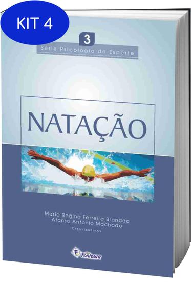 Imagem de Kit 4 Livro Natação - Série Psicologia Do Esporte Vol. 3