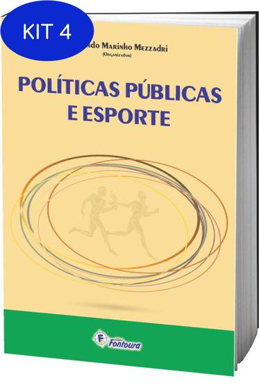 Imagem de Kit 4 Livro Políticas Públicas E Esporte