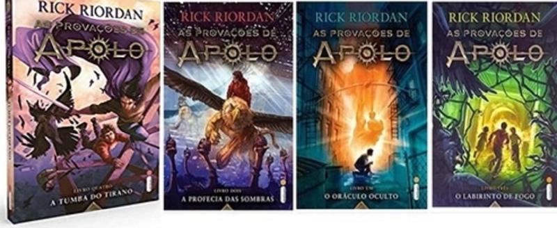 Imagem de Kit 4 livros as provações de apolo rick riordan