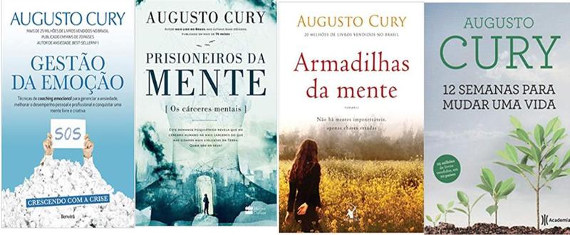 Imagem de Kit 4 Livros Augusto Cury Gestao Emoção Prisioneiros - BENVIRA