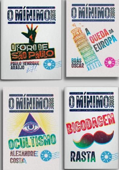 Imagem de KIT 4 LIVROS O mínimo sobre o Foro de São Paulo + queda da Europa + bigodagem + ocultismo