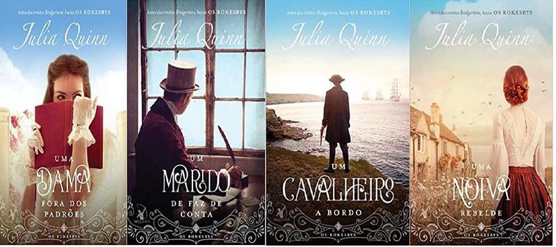 Imagem de Kit 4 Livros Série Os Rokesbys Uma Dama Fora Dos Padrões JULIA QUINN