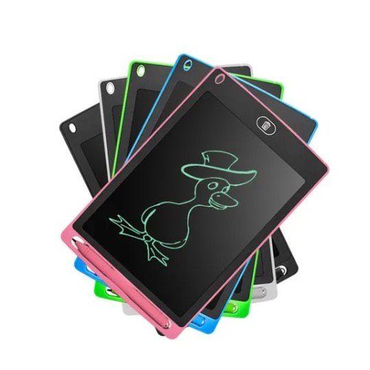 Imagem de Kit 4 Lousas Magicas Tablet Lcd Escrever Pintar e Desenhar