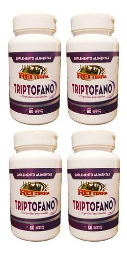 Imagem de Kit 4 LTriptofano 500mg 60 Cápsulas