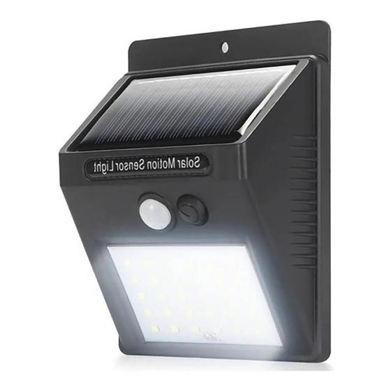 Imagem de Kit 4 Luminaria De Led Solar Sensor Movimento 30 Led