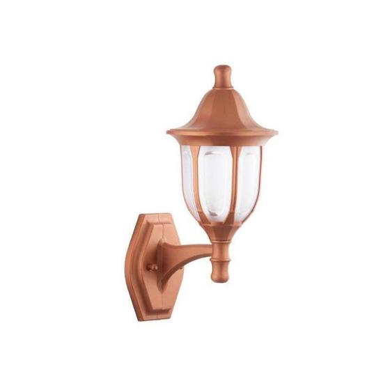 Kit 4 Luminaria De Muro Externa Colonial Cobre Parede Alu12 Acende A