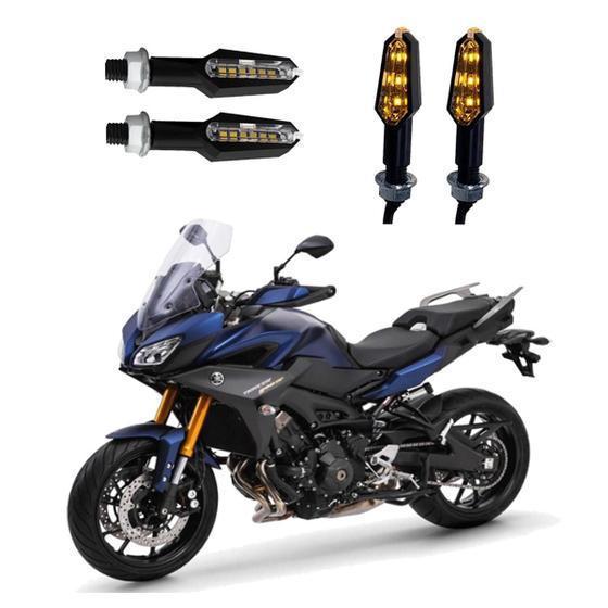 Imagem de KIT 4 Luz Seta Esportiva Pisca de Led Modelo P29 Para Moto MT09 TRACKER 2010 2011 2012 2013 2014 2015