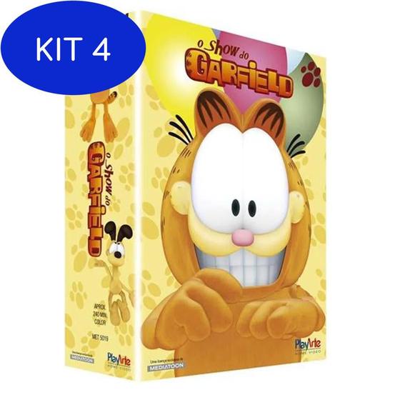 Imagem de Kit 4 O Show Do Garfield Volume 1  -  Box Com 4 Dvds