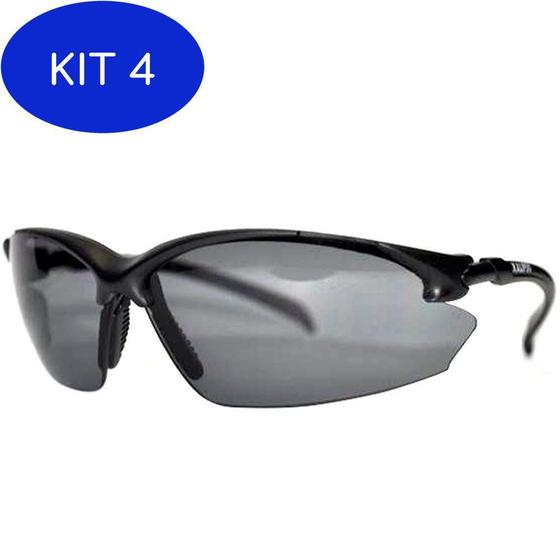 Kit 4 Óculos De Segurança AntiRisco Capri Kalipso Ca 25714 Óculos de