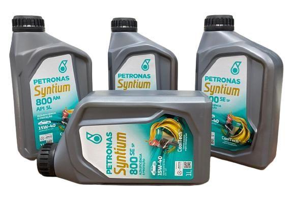 Imagem de Kit 4 Óleo Semissintétco 15w40 Petronas SYNTIUM Maior Resistência